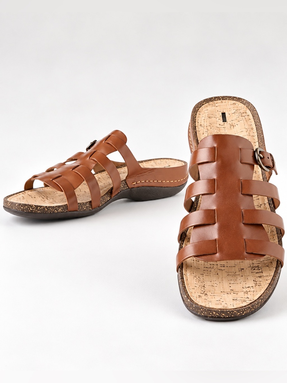 Rockport Charm Leather Gladiator Mule
Sandal size 8M